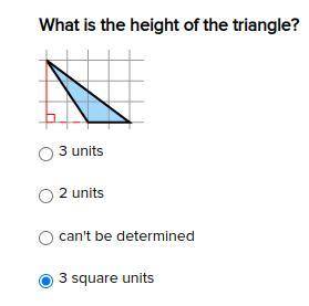 What is the height of the triangle?