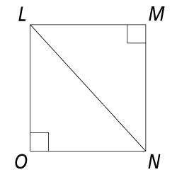 Given: ∠ONL≅∠MLN,∠O and ∠M are right angles

Prove: LM¯¯¯¯¯¯¯≅NO¯¯¯¯¯¯
A. Given: ∠ONL≅∠MLN and ∠O