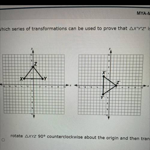 ￼I NEED HELP RN PLS ASAP

which series of transformations