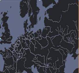 Analyze the map below and answer the question that follows.

A cartographic map of Europe showing