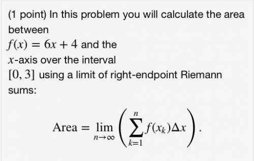 Please help me! I’ve been stuck on this question for 3 days. The topic is rignt Riemann sum for cal
