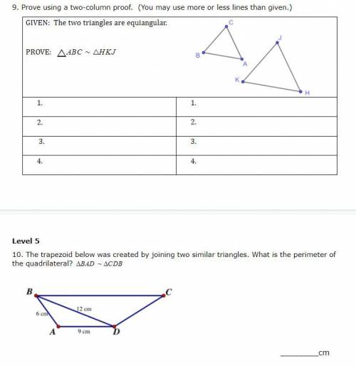 Please help fast...
10 question on triangles and please show your work...