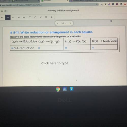 Reduction enlargement