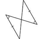What type of triangle is the following

Options:
SSS
SAS
ASA
AAS
HL
NOT POSSIBLE