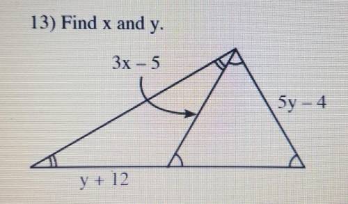 How do I find x and y?