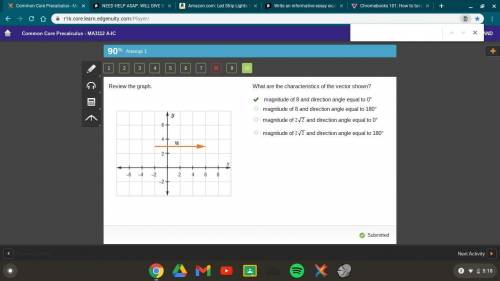 Review the graph.

On a coordinate plane, vector u has origin (negative 2, 3) and terminal point (
