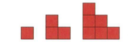(PLEASE ANSWEER) This staircase sequence shows a growing pattern. Predict the total number of cubes