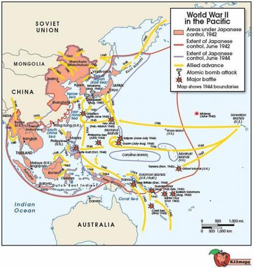 Which battle took place mainly on land?

Battle of the Coral Sea
Battle of Midway
Battle of the Ph