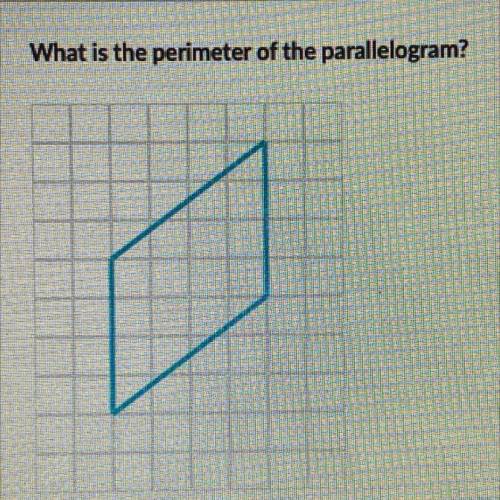 What is the perimeter of the parallelogram?