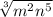 \sqrt[3]{m^{2}n^5 }
