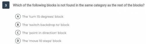 2.drag and drop the code blocks to the correct place to show the value for each direction on the sc