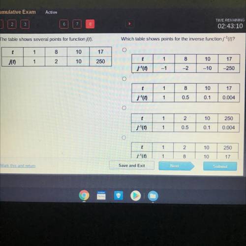 HURRY TIMED. WILL GIVE BRAINLIST 

The table shows several points for function j(t)
Which table sh