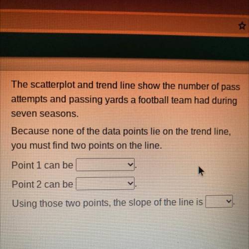 Point 1 can be

• (236,2855)
• (233,2850)
• (245,2860)
point 2 can be 
• (252,2870)
• (248,2865)
•