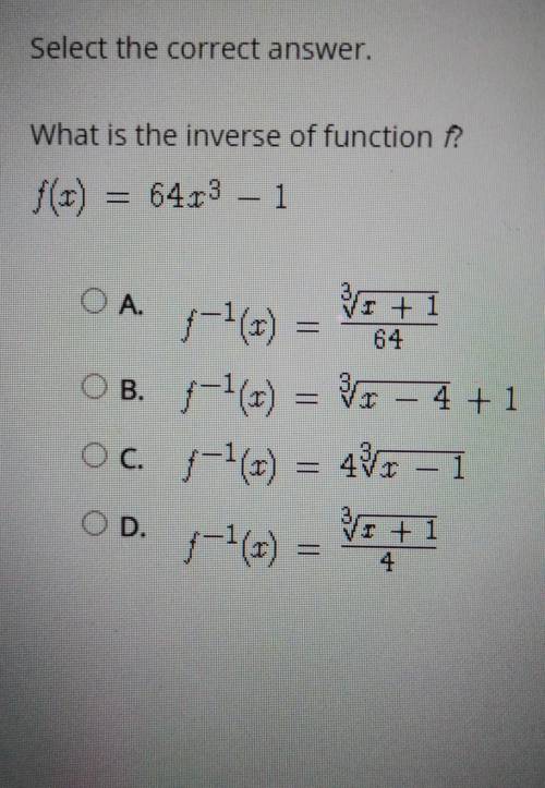 Inverse of functions