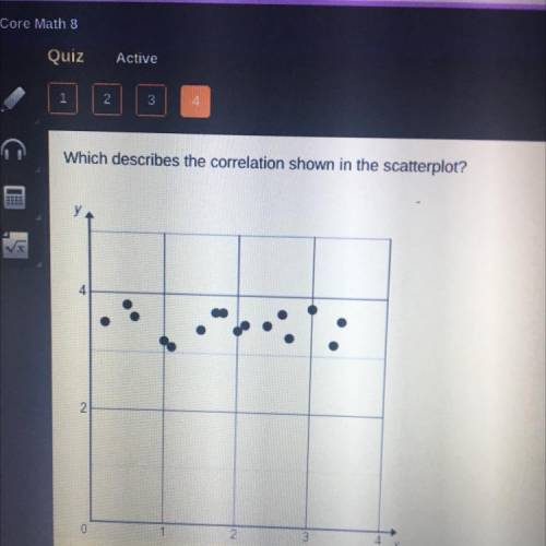Which describes the correlation shown in the scatter plot? There is a positive linear correlation t