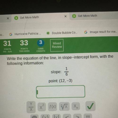 Pls right it in y=mx+b form i make you brainlist