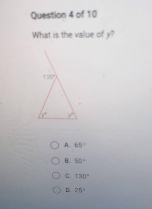 Whatis the value of y?