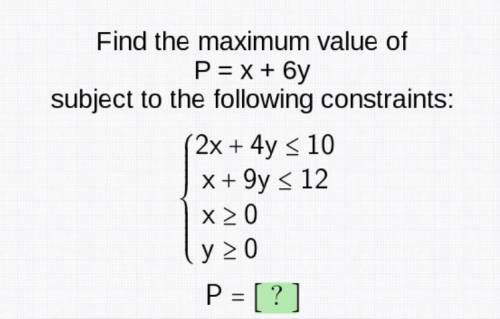 Maximum value of p plz help