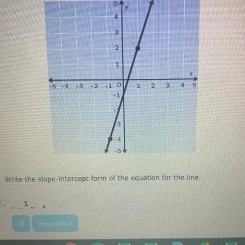 Y= 1/3x-1
Y=-3x-1
Y=3x-1
Y=1/3x+1