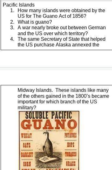 This is all about the Pacific Expansion. If you can, please answer as much as possible! please and