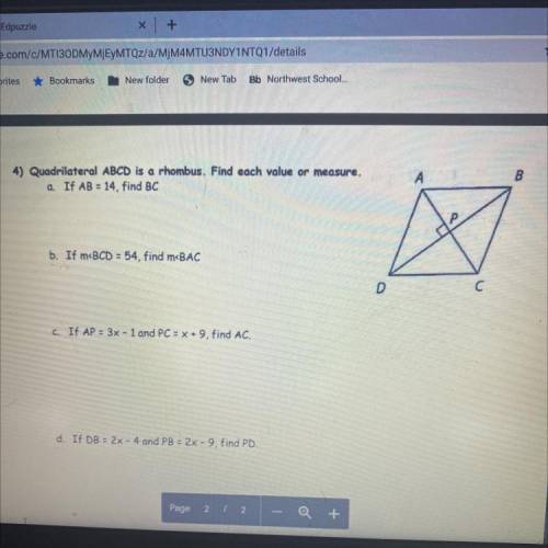 A. If AB = 14, find BC