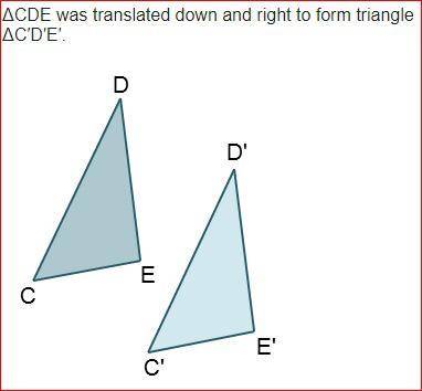 Which statements are true ? Check all that apply.

A. DE ≅ D’E’
B. EC ≅ E’C’
C. ED ≅ D’C’
D. C’D ≅