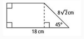 What is the area of the figure?
96 cm2
102 cm2
112 cm2 
32 cm2
