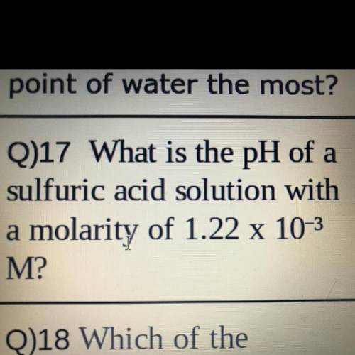 Q-17 please help me answer and explain why it’s that