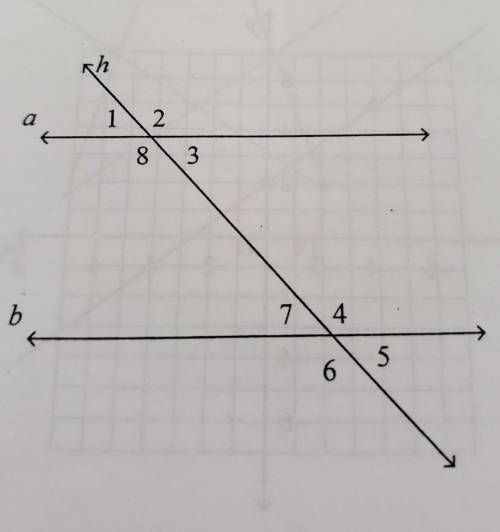 What are the three pairs of corresponding angles?
