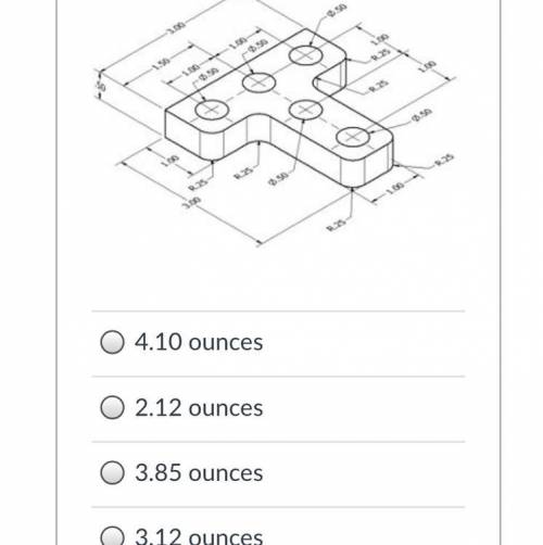 Assign Aluminum as the material. What is the mass of the part?