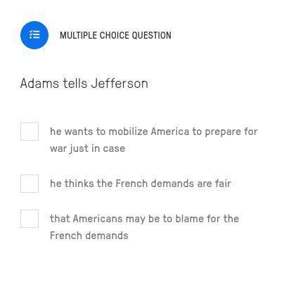 Adams tells Jefferson