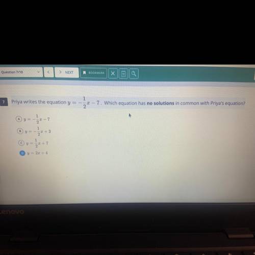 Which equation has no solution? Which equation has infinite solutions?