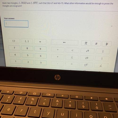 What is needed to prove the triangles are congruent?