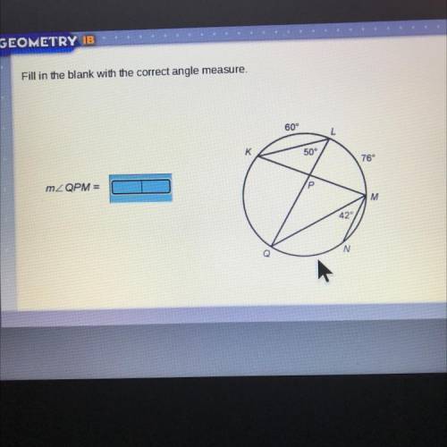 What’s the angles measure for QPM??