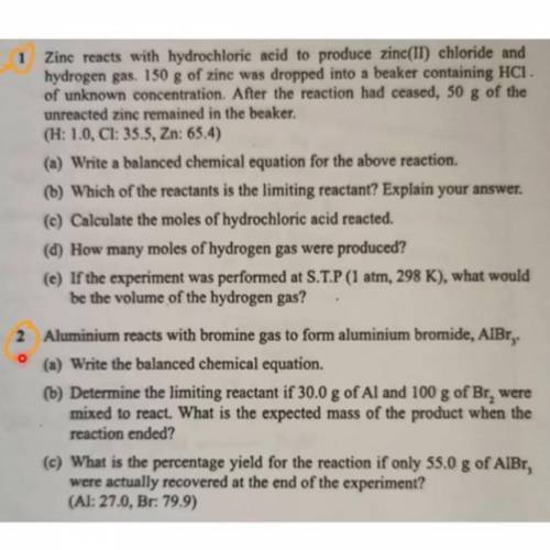 just help me with 2a) but if you have a lot of time you can just give me answer for all of it so i