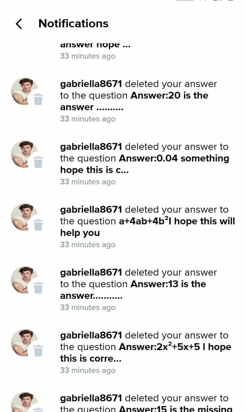 Who the hell are you why are you. deleting my answer,s