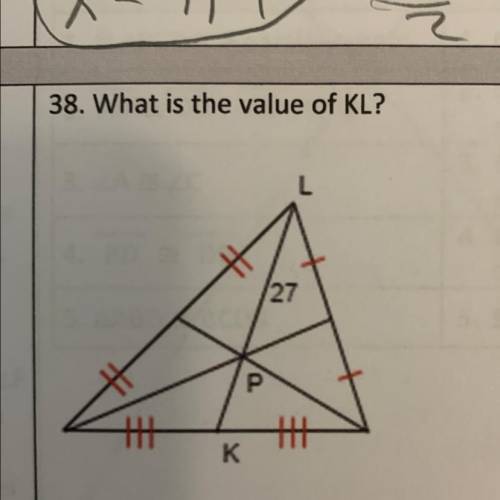 What is the value of KL?