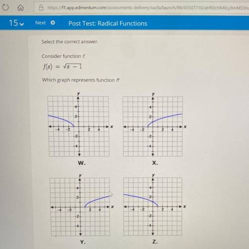 What’s the answer to this radical functions equation ASAP