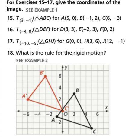 For the first two pictures there reflections answer 20, 21, 24, 25 and for the third picture answer