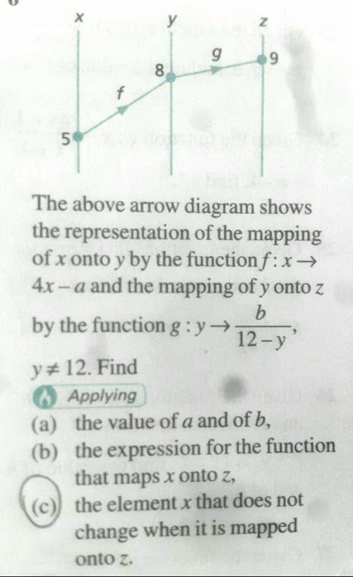 Tap on the photo. i don't understand how to do part c.

(c) the element x that does notchange when