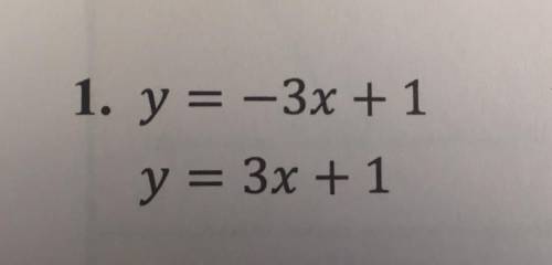 Answer w/ explanation !!

explain how to find the relationship and number of solutions of the give