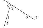 Complete the following statements. <1 and <3 are remote interior angles of <5. <1 and &