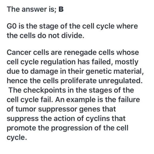 Which is NOT true of cancer cells?
