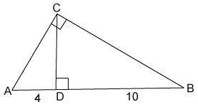 Determine the length of CD.

Question 3 options:
A) 
3.74 units
B) 
10.77 units
C) 
9.17 units
D)