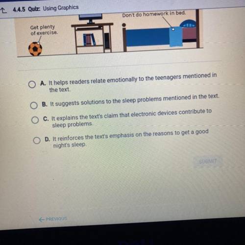 Which answer option best explains how the diagram enhances the meaning

of the text?
The Teen Slee