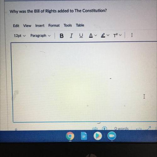 Why was the bill of rights added to the constitution?