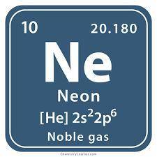 What is the ion symbol for neon