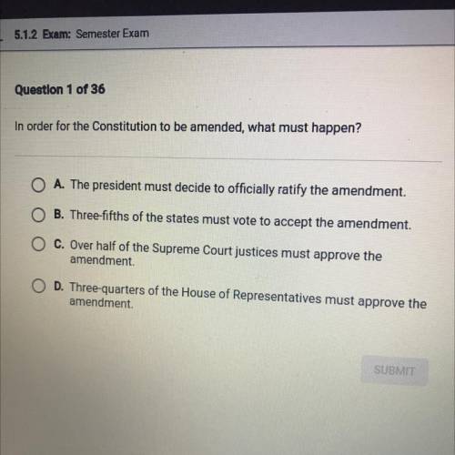 What is the correct answer