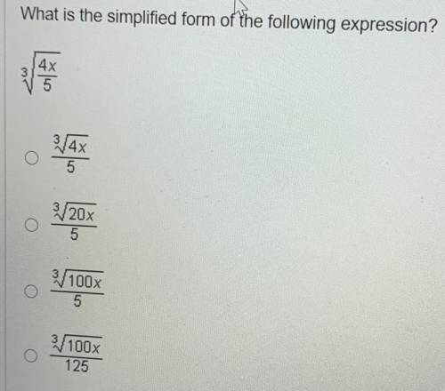 What is the simplified form of the following expression?
