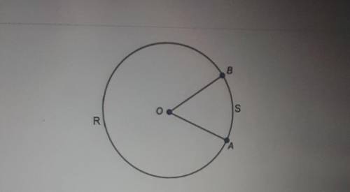 The circle with O has a circumference of 8pi inches. The central angle is 60 degrees. what is the l